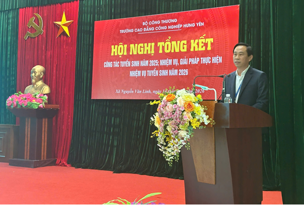 Hội nghị tổng kết công tác tuyển sinh năm 2025; nhiệm vụ, giải pháp thực hiện nhiệm vụ tuyển sinh năm 2026